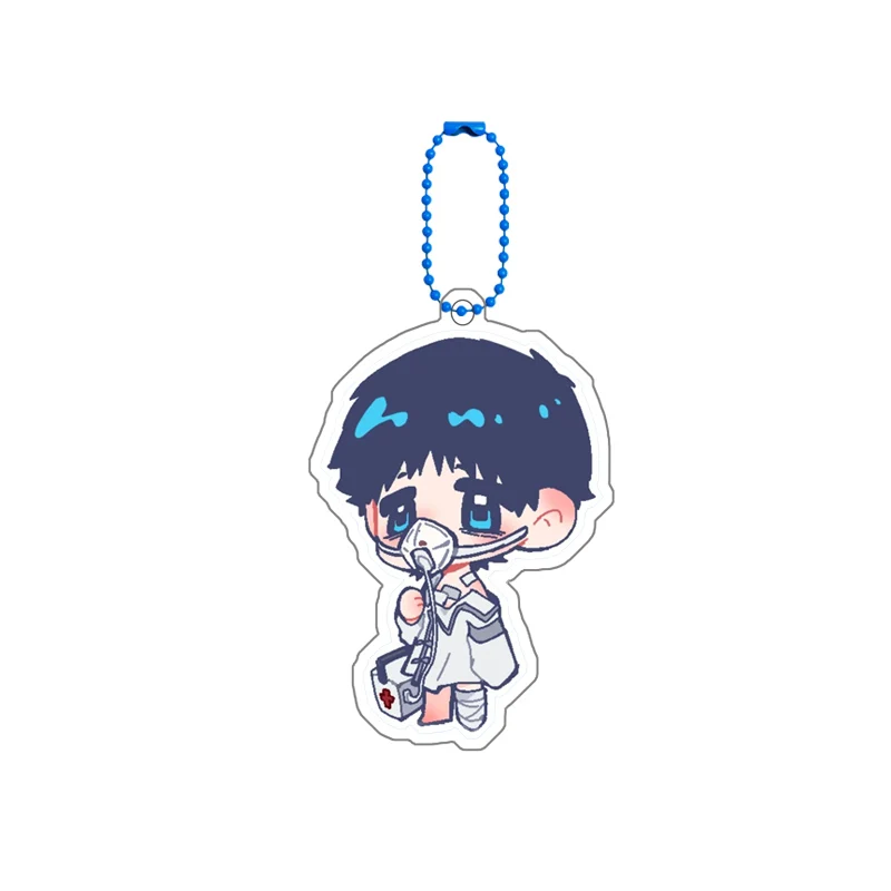 Ikari Shinji Nagisa Kaworu Acrylic Keychain Anime Peripheral Cartoon Backpack Key Pendant Itabag Decoration Cute Goods Gift