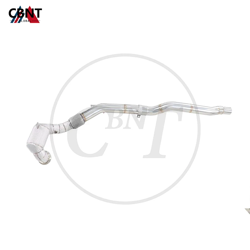 

CBNT Exhaust System Catted/Catless Downpipe for Audi TT TTS MK3 2.0T Exhaust-headers SS304 Performance Exhaust-pipe