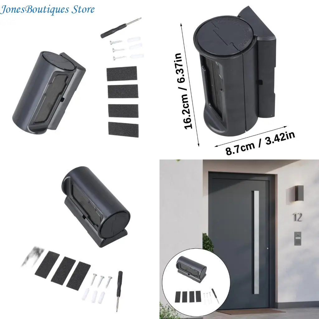 Universal Video Doorbell Wall Brackets 360 Rotation Flexible Adjustment Wall Mount Brackets Upgrades for Doorbell W8KE