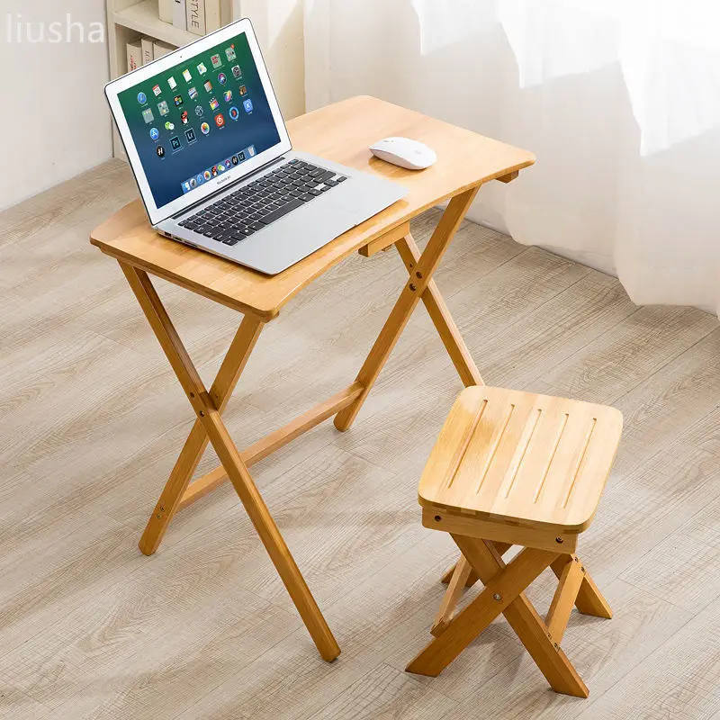 

Folding table small desk on bed computer desk learning to write rectangular dining room dining room bedroom dormitory artifact