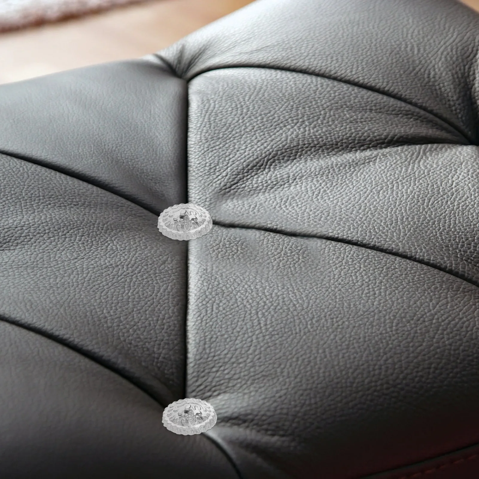 

60Pcs Transparent Plastic Head Twisted Pins Stainless Steel Needles for Upholstery Bedskirts Slipcovers Use