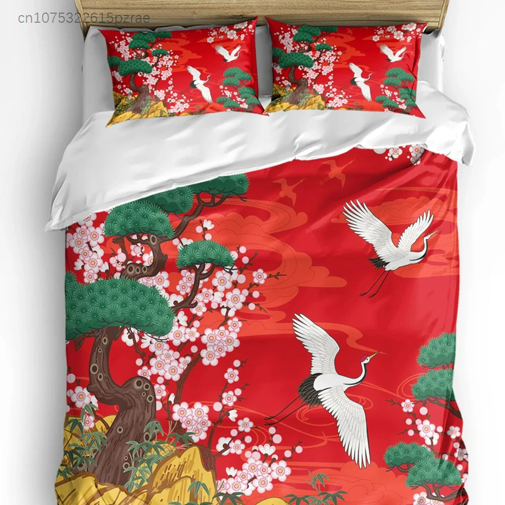 Japoński Styl Żuraw Kwiat Wiśn – Japanese Home Textiles recenzja i cena