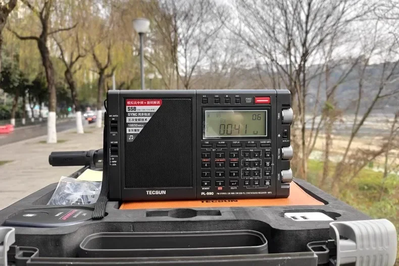 Tecsun PL-990 MW/LW/SW/FM SSB Full-Band Radio Multi-function Portable Radio Receivers High Sensitivity DSP Digital Radio PL990