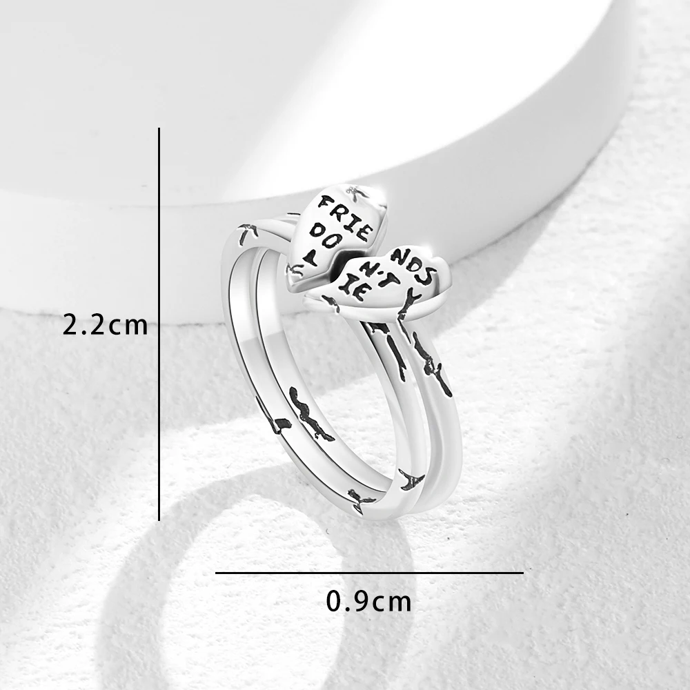 جديد 925 فضة سحر الحب قفل الأحمر على شكل قلب خواتم النساء خواتم غرامة مجوهرات هدايا امرأة الموضة #6