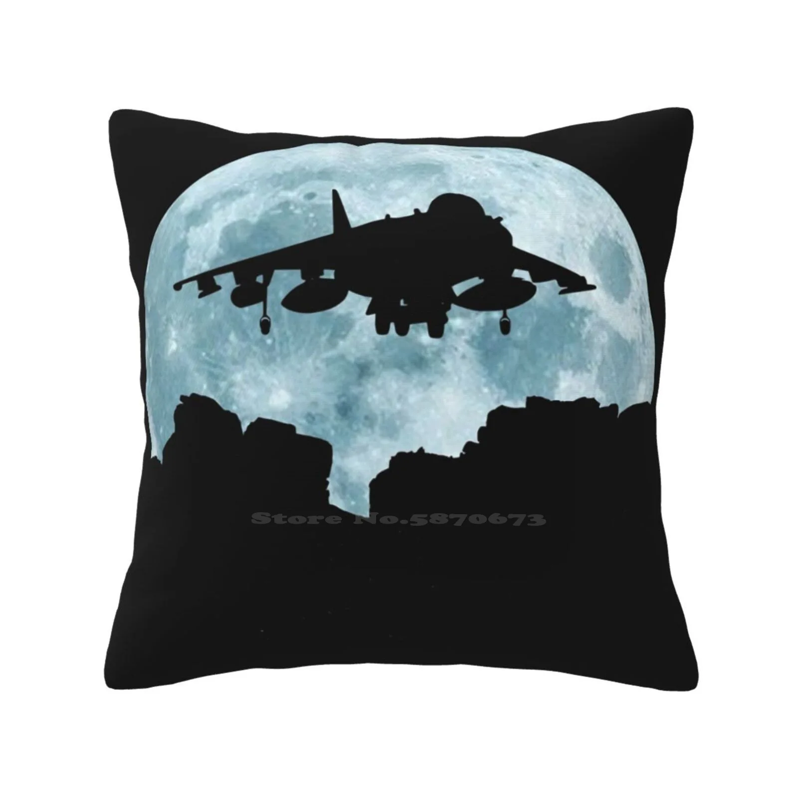 Harrier Jet Fighter Pillows Case Bedroom Home Decoration Military Jet Air Force Jet Fighter Arm Forces Cool Fighter Jet Harrier