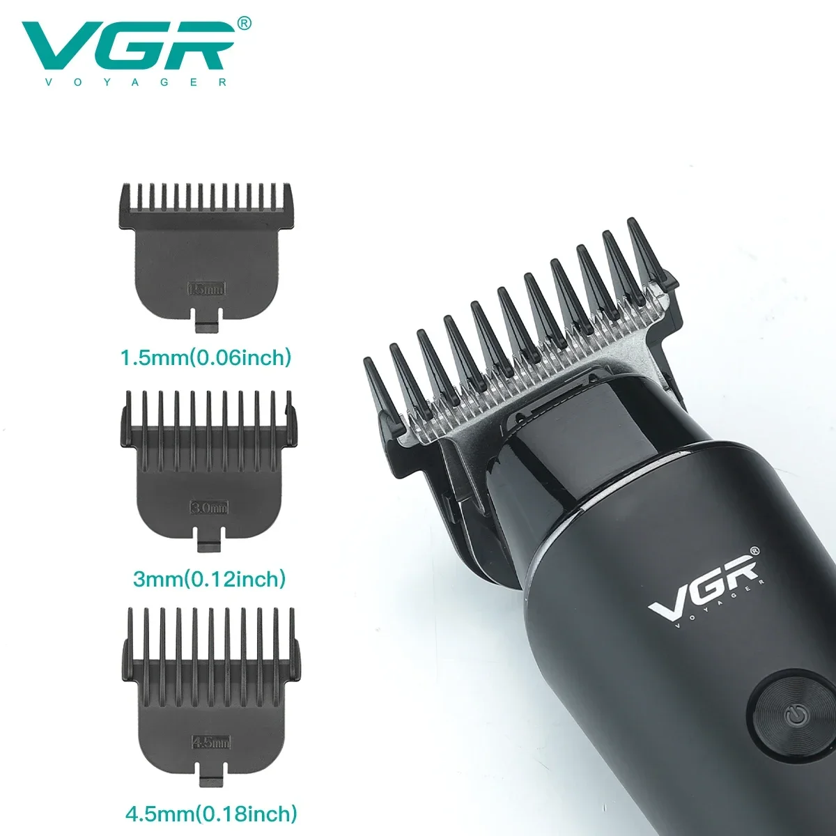 VGR Hair Cutting Machine Electric Hair Clipper Professional Beard Hair Trimmer Face Haircut Mustache Barber Trimer For Men V-937