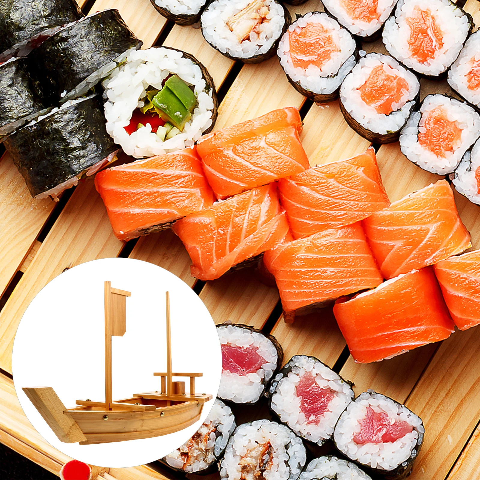 

Sashimi Platter Boat Shaped Snack Plate Sushi Tray Food Serving Plates Food Serving Dish