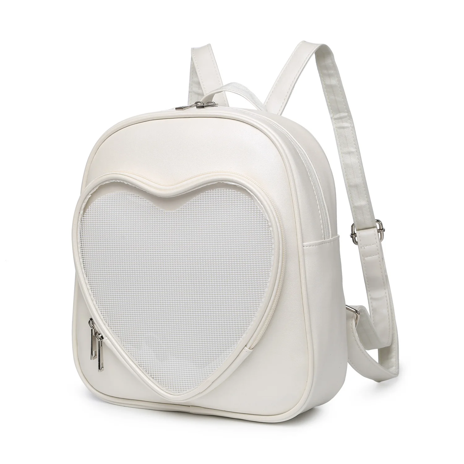 

Uniform Bags Simple Casual Love Ita Shoulder Backpack Jk Daily Slung Pu Display Transparent Bag