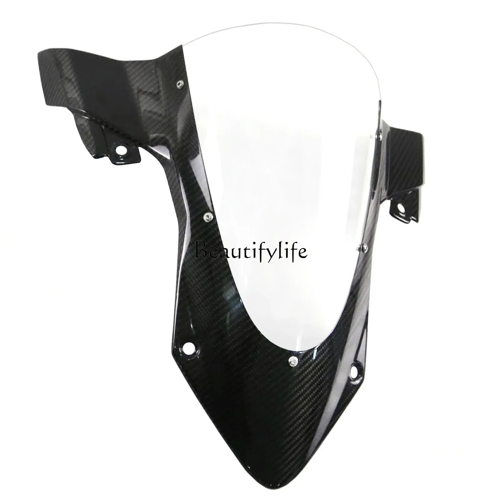 

ld20 S1000RR Dual R Motorcycle Modified Carbon Fiber Front Windshield, Windshield/Lens