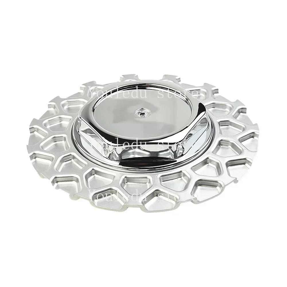 4PCS Car Wheel Center Hub Cap Silver 6.18 Inch/2.05 Inch 157 MM/52 MM Wheel Center Hub Cap For BBS 17