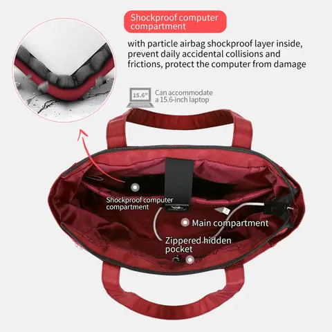 Tigernu Ny Damryggsäck Multifunktionell För Flickor Skolväska Handväskor Dam Laptopryggsäck Stor Kapacitet Konvertibel Mochila 8 best sales tygväska för laptop - №4