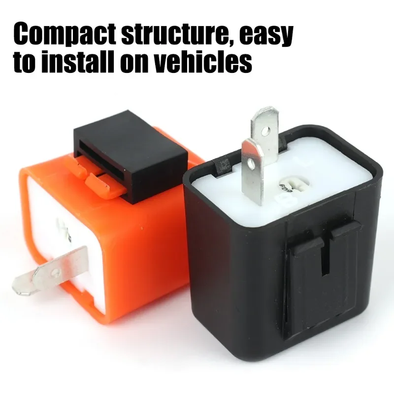 Motocicleta LED ajustável turn signal flasher, relé de controle, lâmpada controlador, regulador, DC12VFY