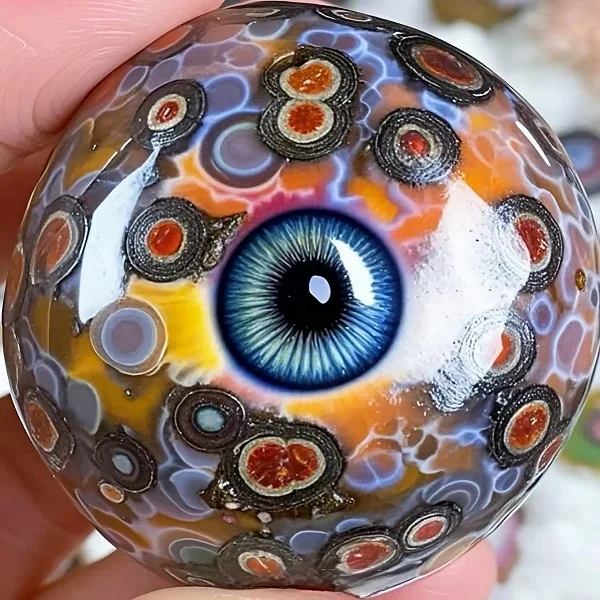 Spécimen de roche d'agate Gobi polychrome naturelle, 7 pièces, cristal énergétique, guérison des Chakra, pierre Reiki, décoration de la maison