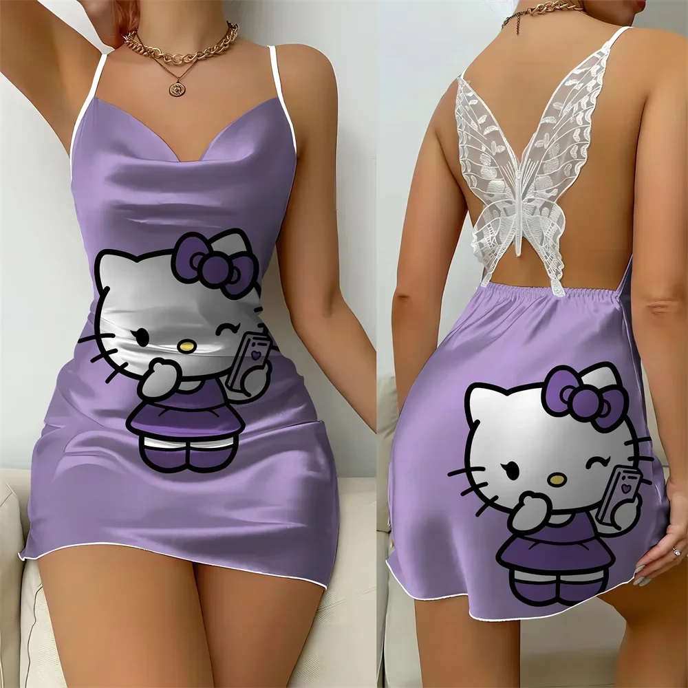 

New Women's Pajamas Woman Summer Offers Babydoll Fantasy Nightgown Skirt Sexy Sleepwear Woman Night Sexs Top Seller Minnie 2024