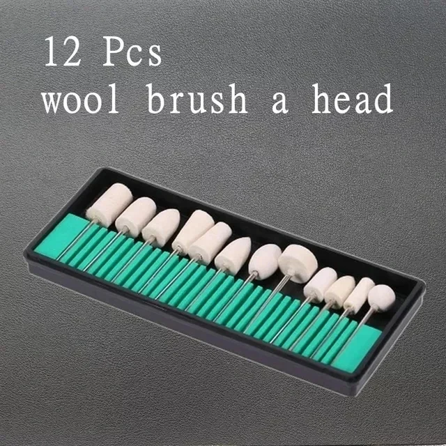 12 Teile/satz Quarz Nagel Elektrische Maniküre Bohrer Bits Nagel Polieren Kopf Schneider Set Rosa Pediküre Fräser Dateien Nail art