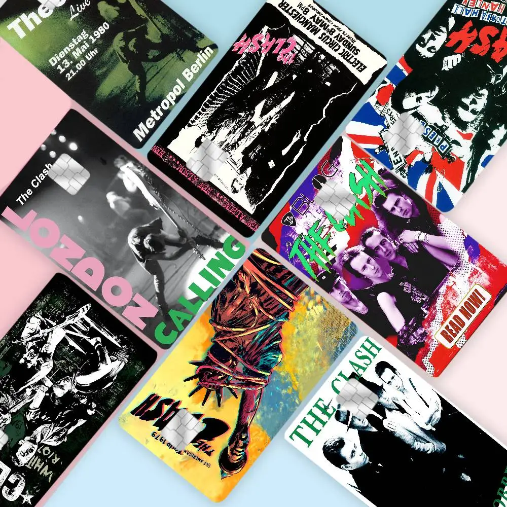 

Clash The Band Anime Young Creidt Card Debit Card Sticker Film Case Front Tape For Small Big Chip No Chip