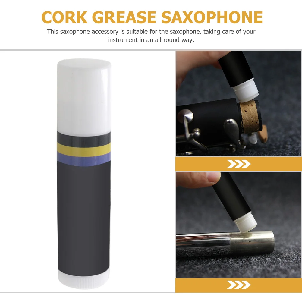 

5Pcs Cork Grease Alto Sax Saxophone Clarinet Instrument Care Supplies Lubricate Cream Cork Paste Lubricate Cream for Sax
