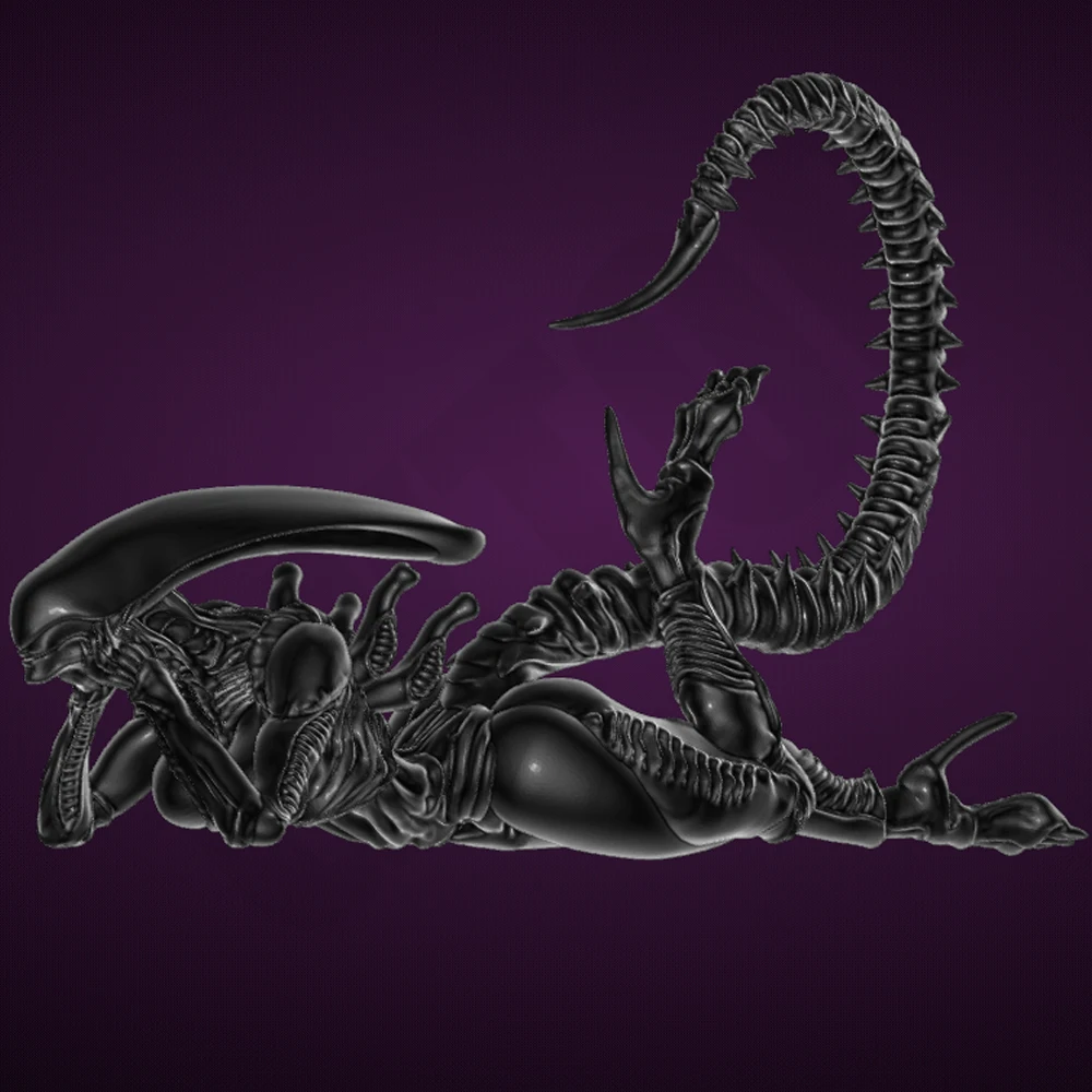 

1/24 Sexy Cosmic Monster Resin Model Figure Toy Craft Unassembled Miniature Reduction Statue Unpainted Kits