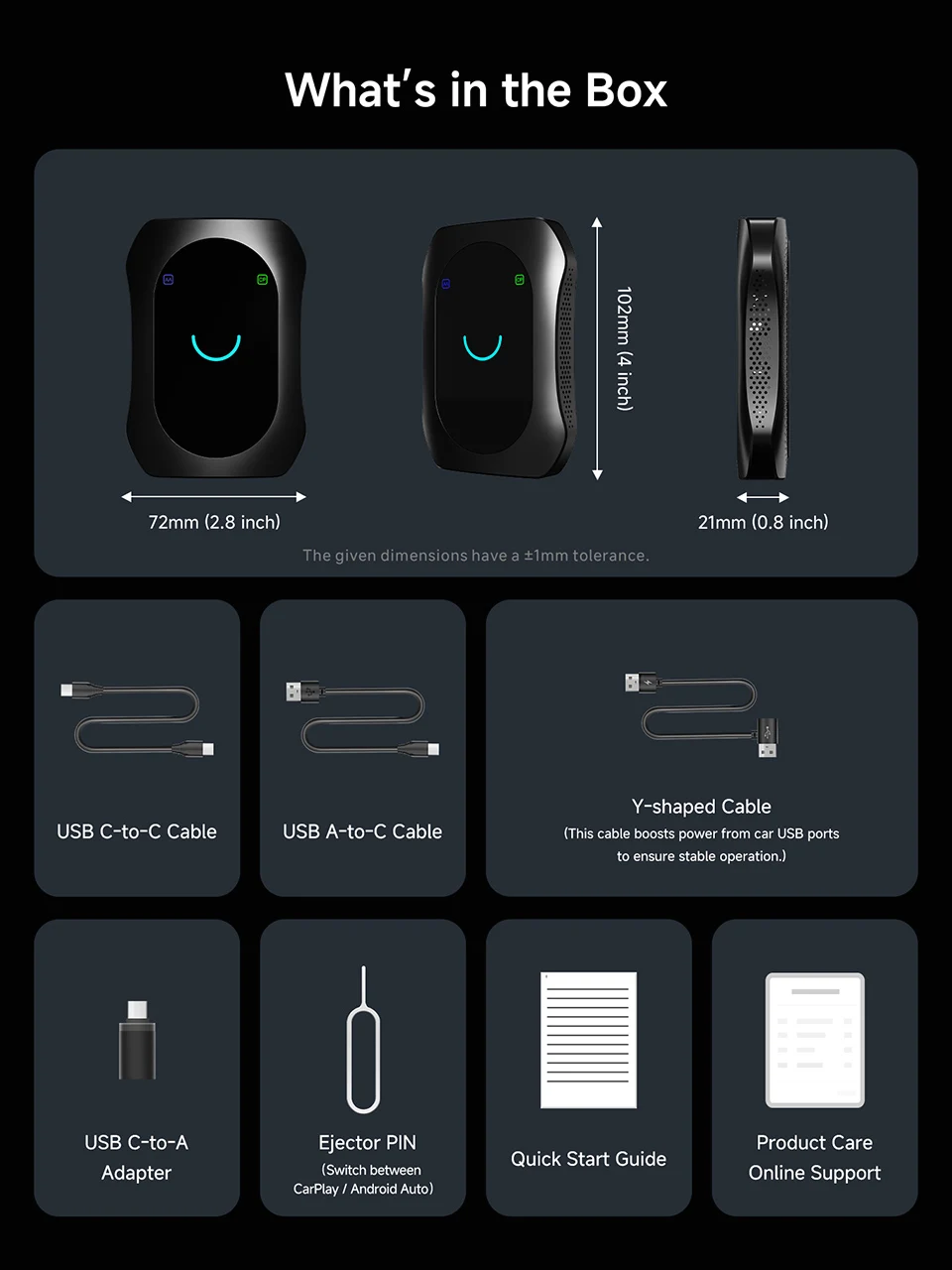 ATOTO Magic AI Box 4G LTE Android Car Adapter