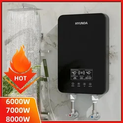 Intelligent Electric Water Heater Tankless Water Heater Household Fast Hot Bath Machine Apartment Hotel Bathroom Hot Shower
