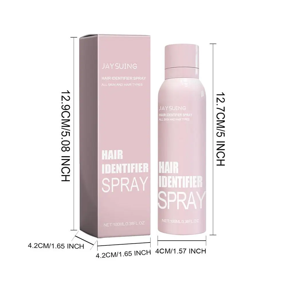 Spray d'épilation qualifiée ale doux et apaisant pour femmes et filles, dépilatoire avec 3 grattoirs, 100ml