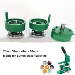 25//32/44/58mm Badge Maker Molds DIY Button Badge Maker Press Machine Interchangeable Die Mould Round Badge Punching Die