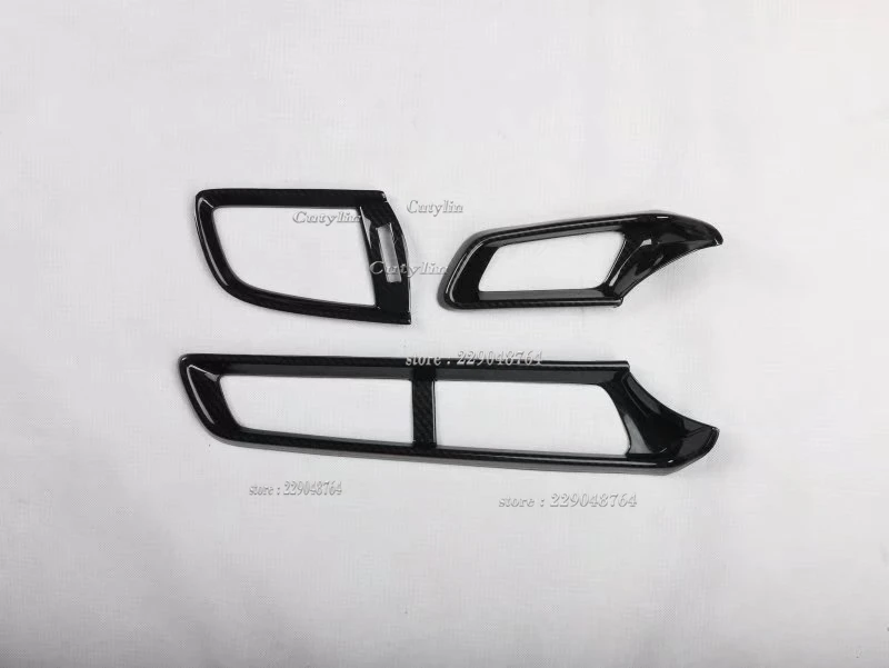 LHD RHD For Honda Fit Jazz GK5 2015-2018 Car Side Front Center Air Conditioning Vent Sticker Cover Trim Interior Accessories