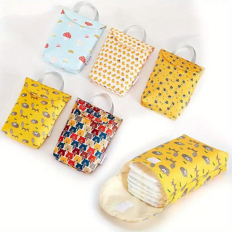 

1Pc Portable Waterproof Diaper Bag Baby Diaper Storage Bag Maternity Nursing Bag