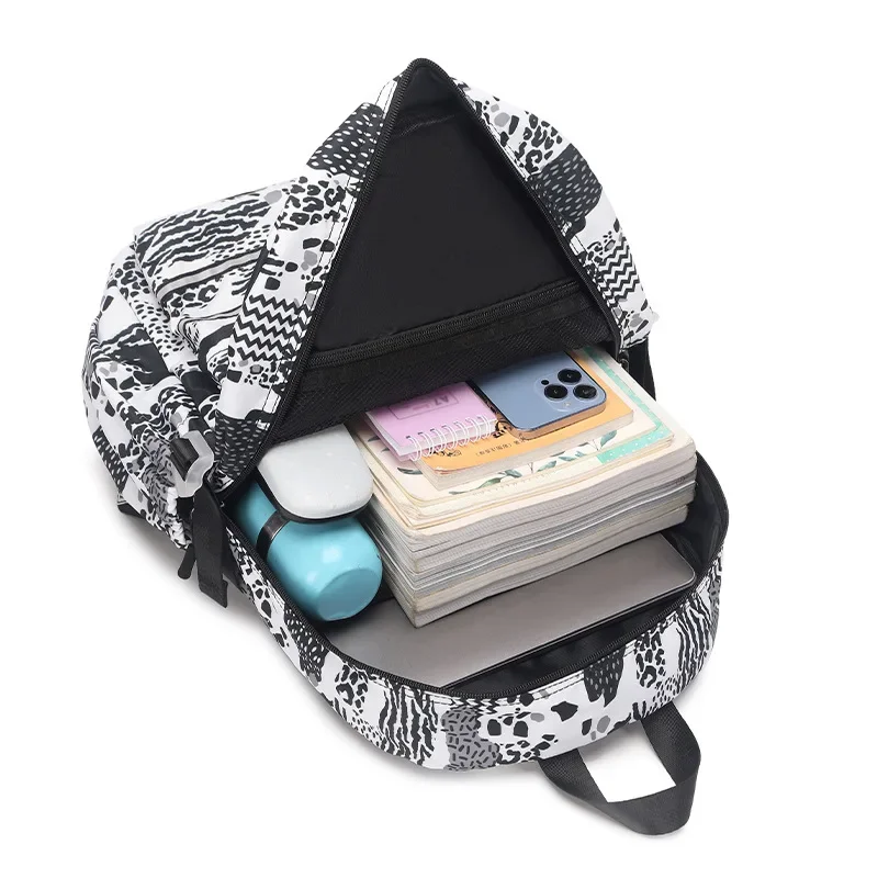 Nuovi zaini scolastici adolescenti ragazze stampa borse da scuola con borsa per il pranzo e astuccio per bambini 3 In 1 Bookbags Set Mochilas Infantil