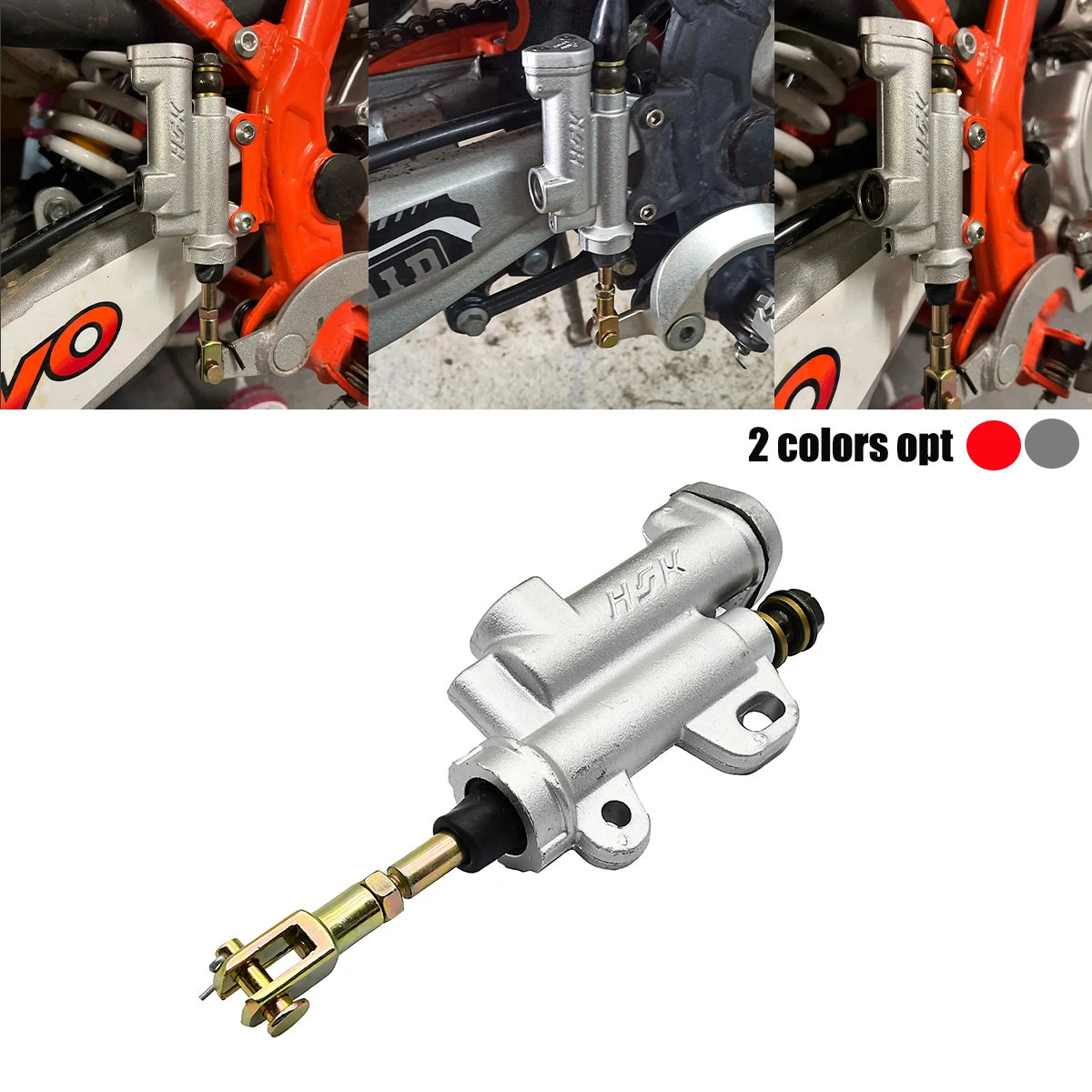 Motorcycle For 50cc 70cc 110cc 125cc 150cc 250cc Kayo T4 T6 BSE ATV Pit Pro Dirt Bike Rear Hydraulic Brake Master Cylinder Pump