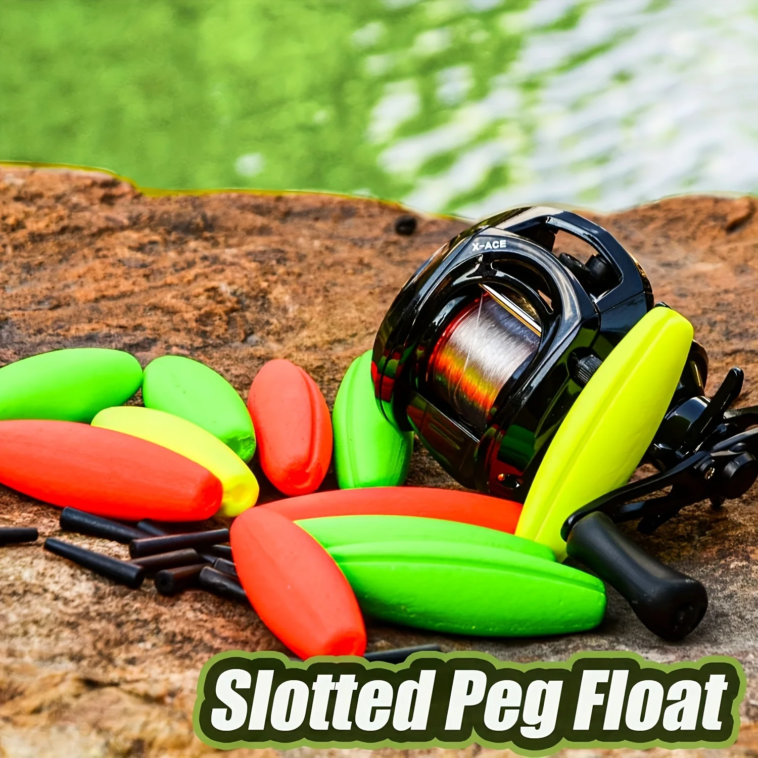YOTO Peg Floats – Flotadores ranurados de espuma para Santee Rig - imagen 2