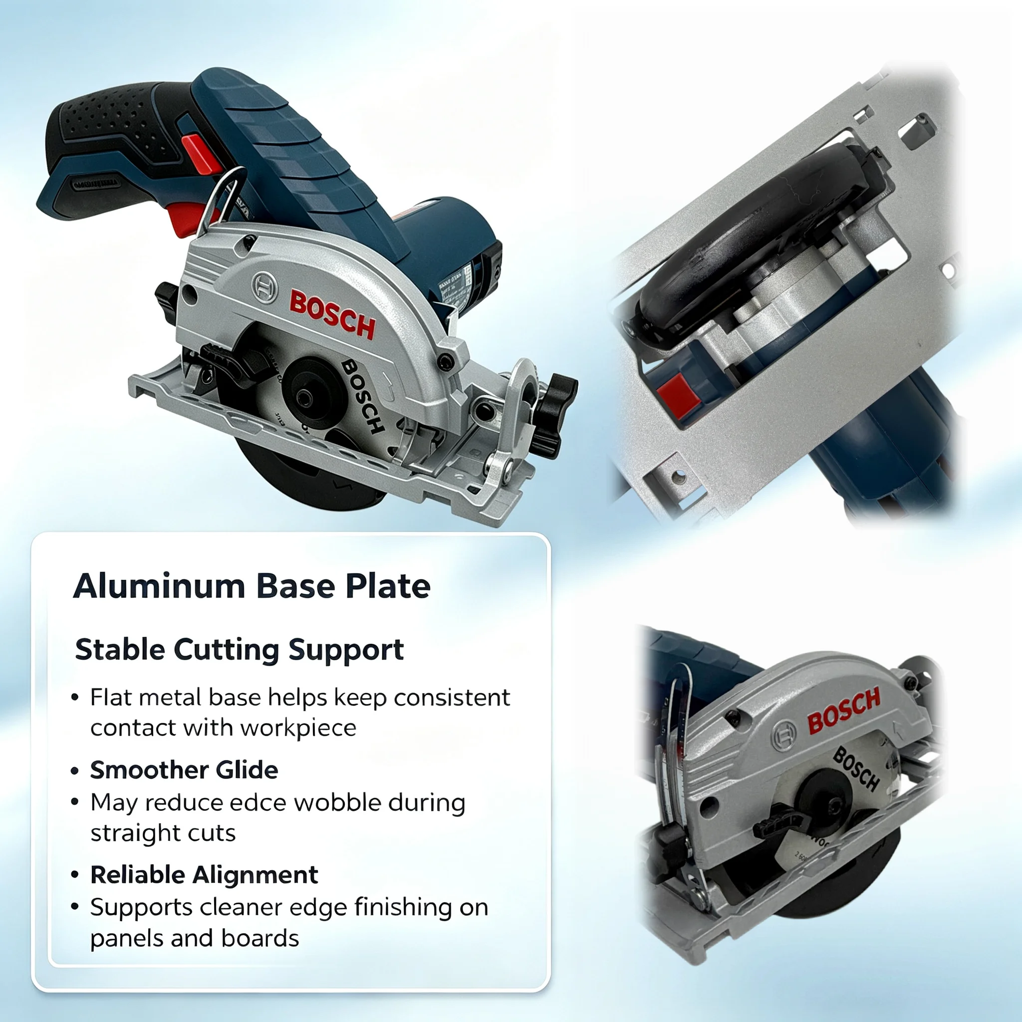 Bosch GKS12V‑LI Mini Cordless Circular Saw Portable Handheld Wood Cutting Power Saw for DIY Projects