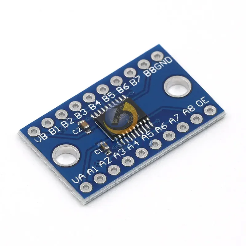 1/5PCS 8 Channel Duel Hole Logic Level Converter TXS0108 TXS0108E Bi-directional Voltage Module forArduino With Pins