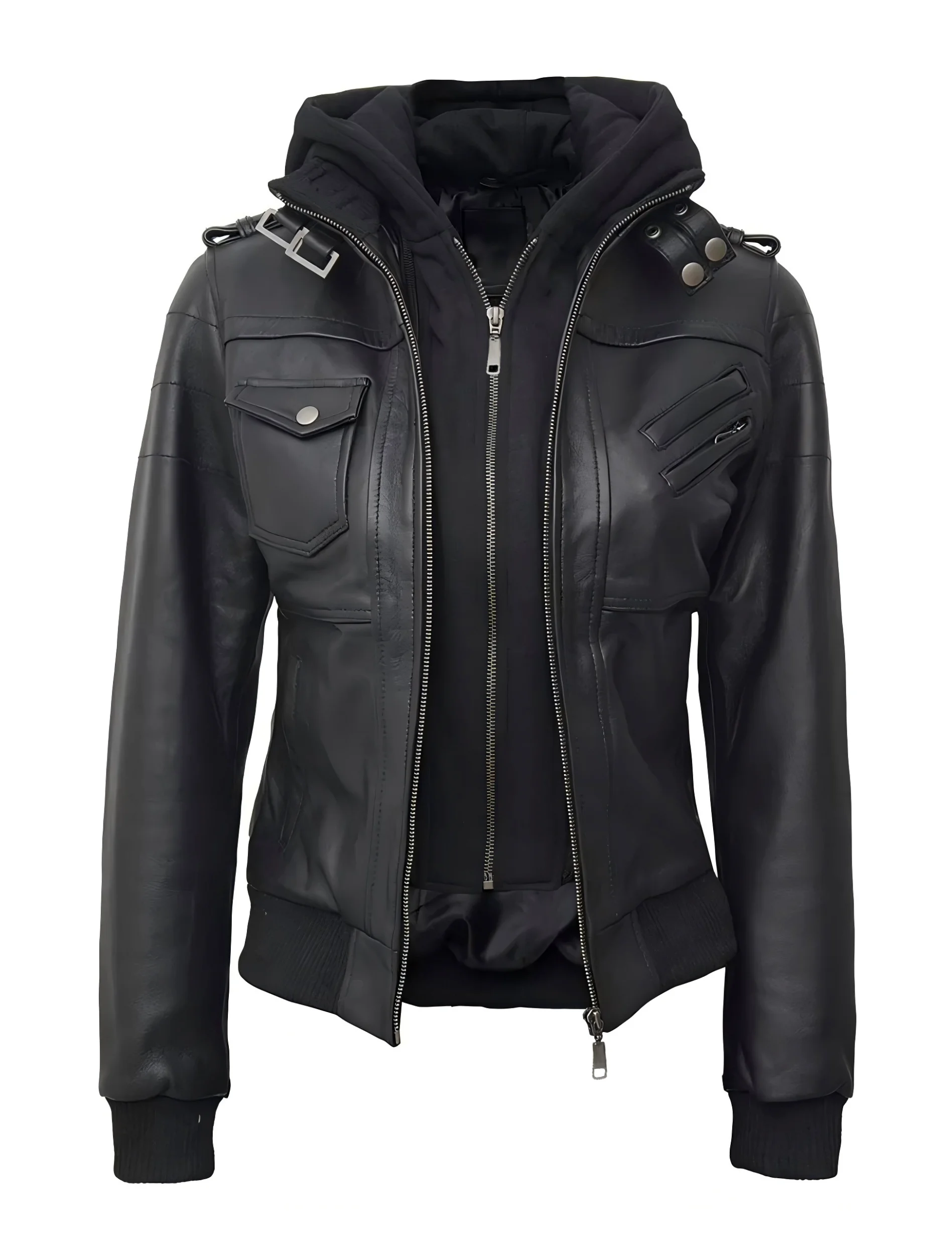 Riding Jacket Leather - Spring and Autumn Season Women's Pu