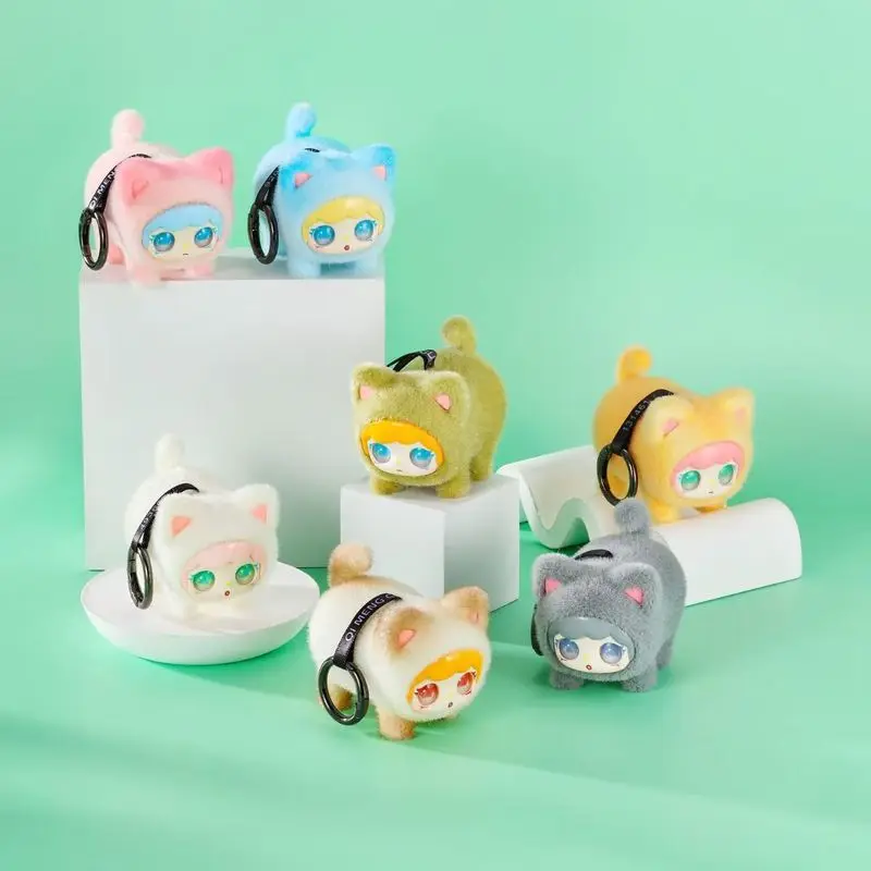 

Плюшевая фигурка-брелок Yoyo Cheese Cat Series Blind Box: пушистая, милая, для декора дома, для взрослых коллекционеров, праздничный подарок