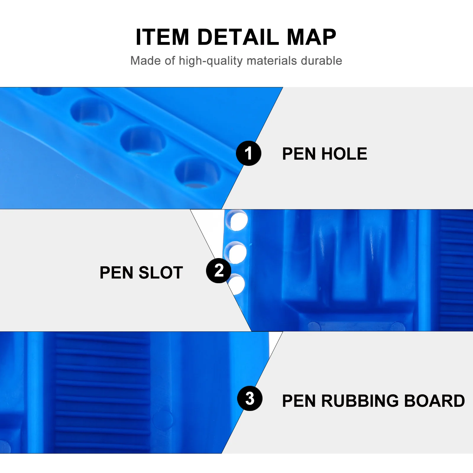 

Washer Cleaner Pen Paint Brush Square Oil Painting Pencil Holder Blue Paintbrush Basin Plastic