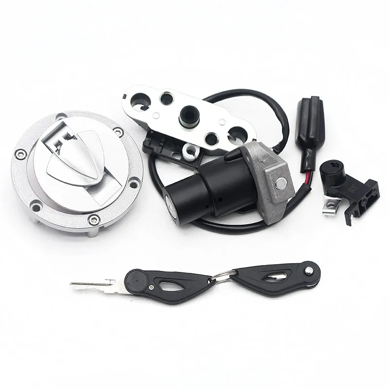 Motorcycle Key Set Lock Full Vehicle Lock Suitable for Benda Chinchilla 300 Gray Stone 300 BD300-15/16