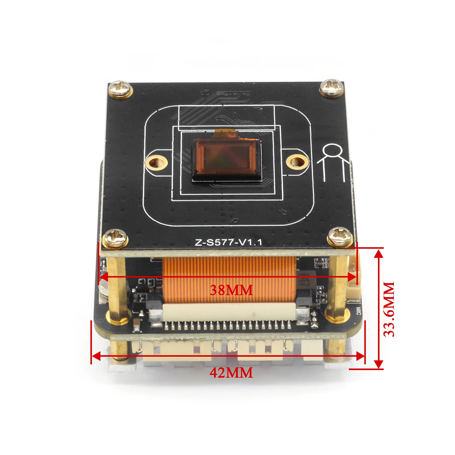 12MP AI  denoise  camera module,IMX577 starvis 2 CMOS sensor  , 4000*3000@30fps  video resolution ,auto focus lens optional