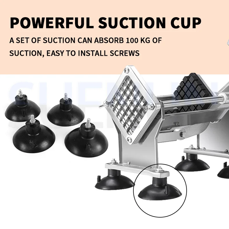 البطاطس المقلية سكين البطاطس الفولاذ المقاوم للصدأ آلة تقطيع البطاطس البطاطس المقلية الخيار الخضار آلة تقطيع الجزر