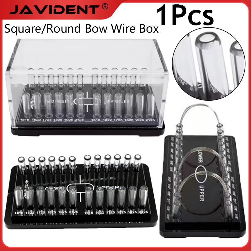 Dental Preformed Wire Storage Box, Orthodontic Niti Wire Storage and Organization Rack, Acrylic Material, Dental Instrument Case