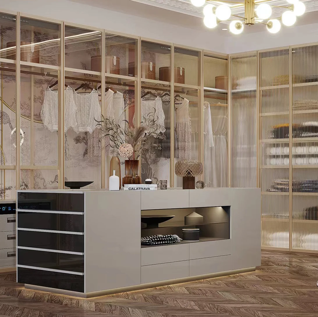 نظام خزانة مخصص لخزانة غرفة النوم، خزائن تخزين الملابس الحديثة، مجموعة منظم الأثاث، المشي في الخزانة