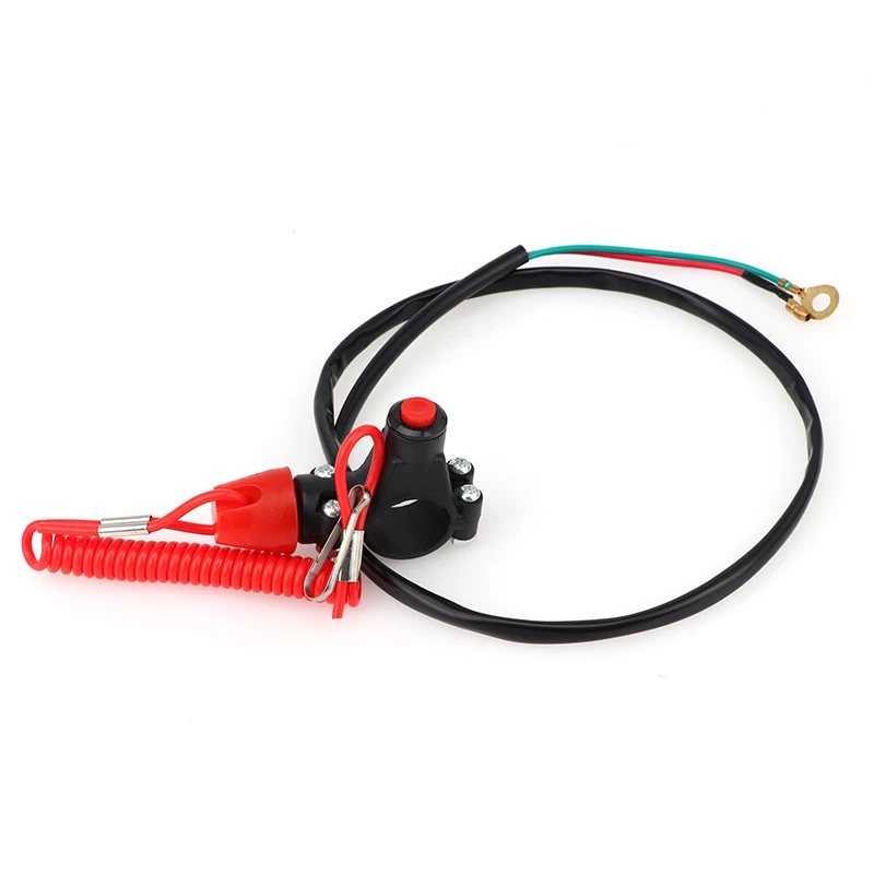 Motorrad Notfall Kill Stop Schalter Für Pocket Mini Dirt Bike ATV 4 Wheeler Quad Moto Go Kart Mit Sicherheit Tether Lanyard