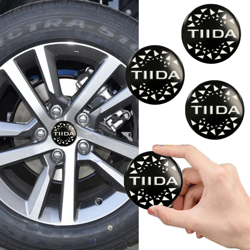 56/60/65mm for Nissan Tiida Logo Versa Altima Armada Juke Kicks Micra NISMO Qashqai Sylphy X-Trail Car Wheel Hub Center Stickers