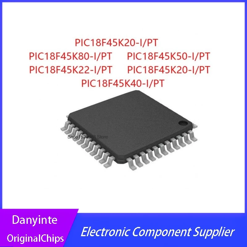 New PIC18F45K20-I-PT PIC18F45K80-I-PT PIC18F45K50-I-PT  PIC18F45K22-I-PT  PIC18F45K40-I-PT  TQFP-44