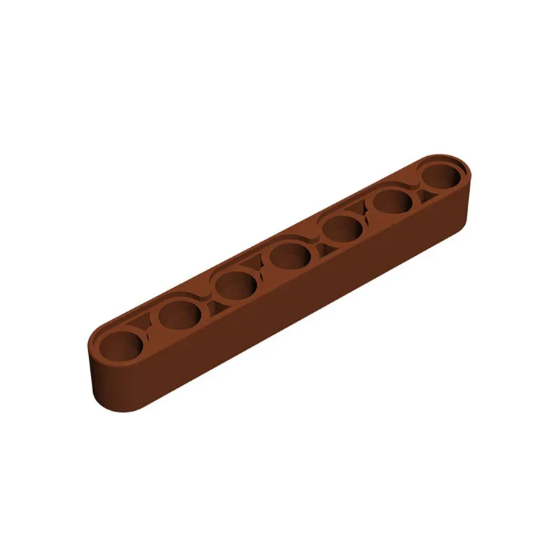 Moc 10 peças 32524 conector grosso 1x7 com furo tijolo liftarm empilhamento bloco de construção adequado brinquedos adultos meninos presentes de feriado