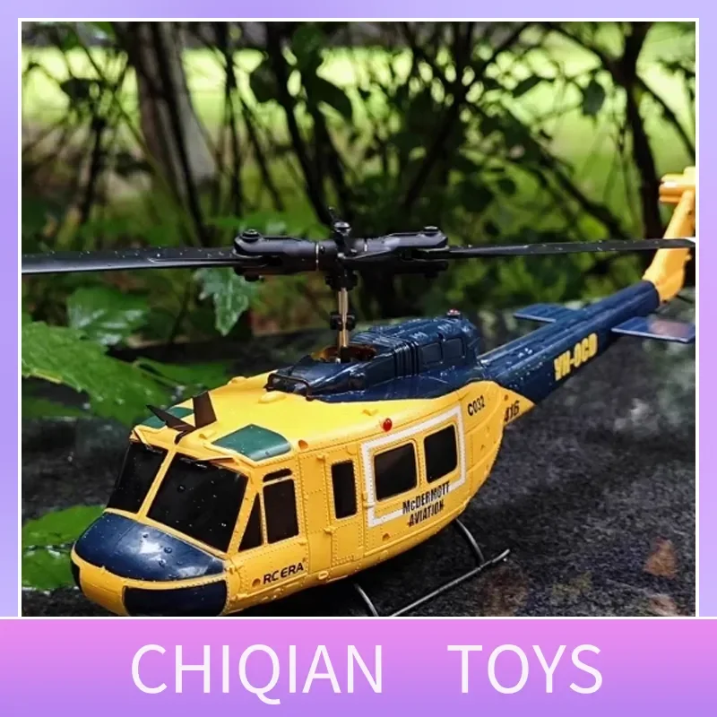 UH-1 هيوي حيلة ستة محاور الكهربائية التحكم عن بعد لعبة هليكوبتر دون اللوحات ل مقلوب الطيران محاكاة نموذج طائرة هدية #1