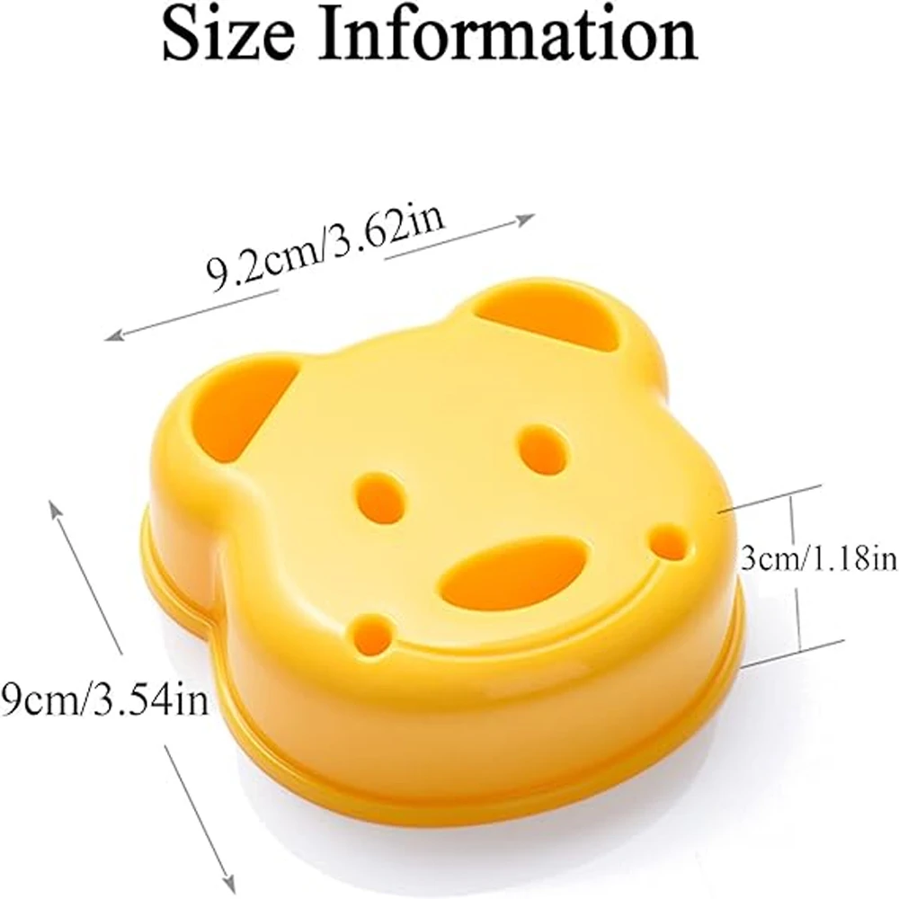 Cute Bear Sandwich Mold Toast Bread Making Cutter Mould Cute Baking Pastry Tools Children Interesting Food Kitchen Accessories