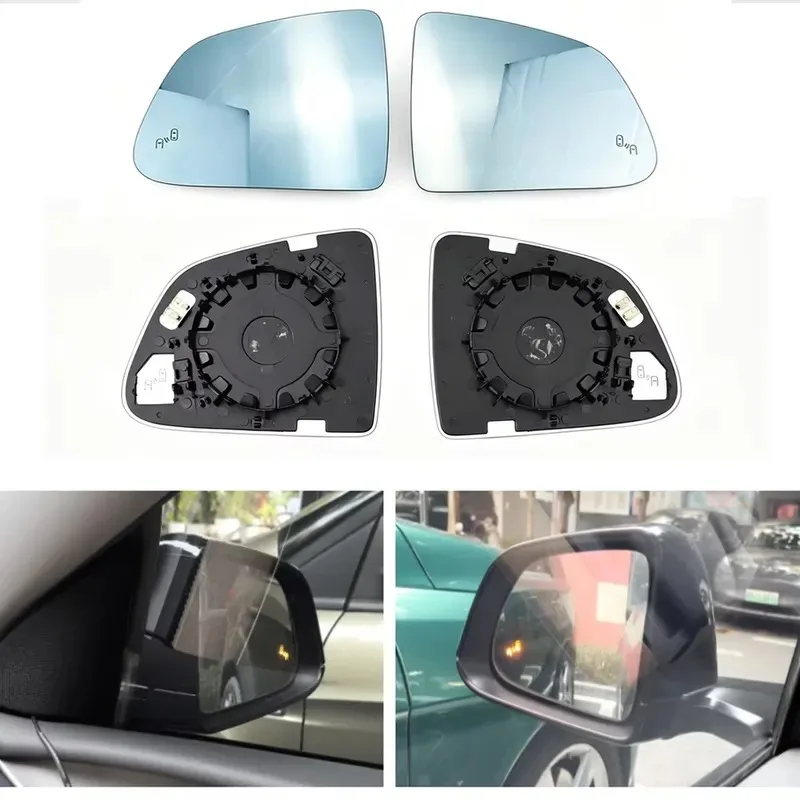 Hot Sale Dynamic Blind Spot LED Warning Lamp for Model 3 Model Y 2021-2026 BSD Rearview Mirror Anti-Glare Glass
