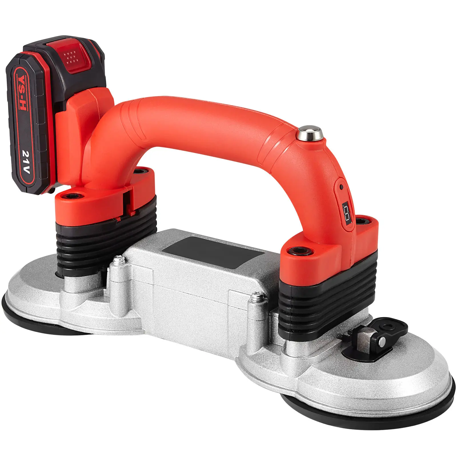 2025 كفاءة عالية الكهربائية كوب شفط مزدوج قابل للتعديل بلاط الأرضيات السيراميك آلة شفط هزاز