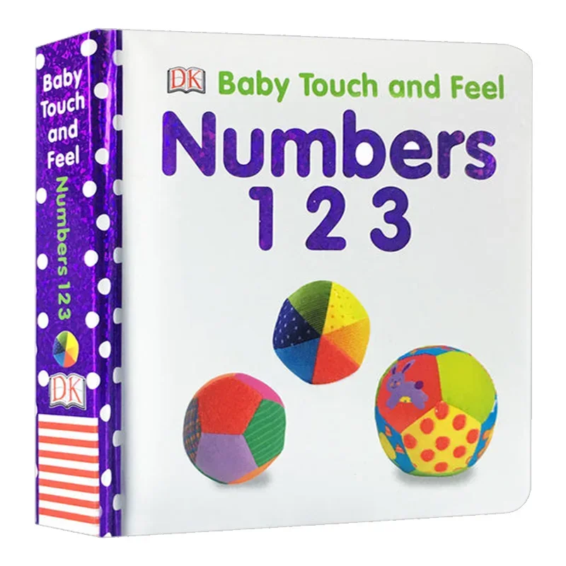 

DK, 123 Baby Touch and Feel Counting, детские книги для детей 1 2 3 лет, английская книжка с картинками, 9781409334910
